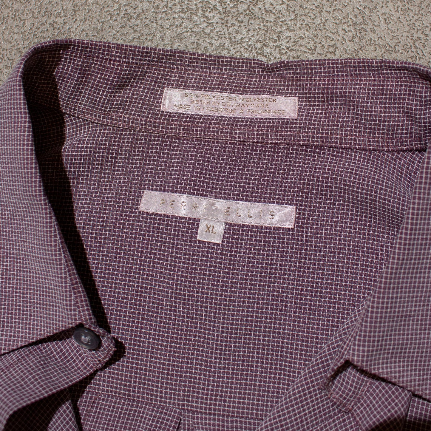 Rayon×Poly Tuck Shirt【XL】