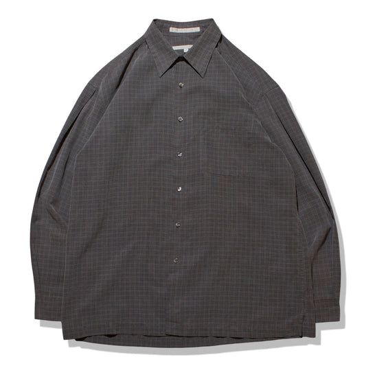 Rayon×Poly Tuck Shirt【L】