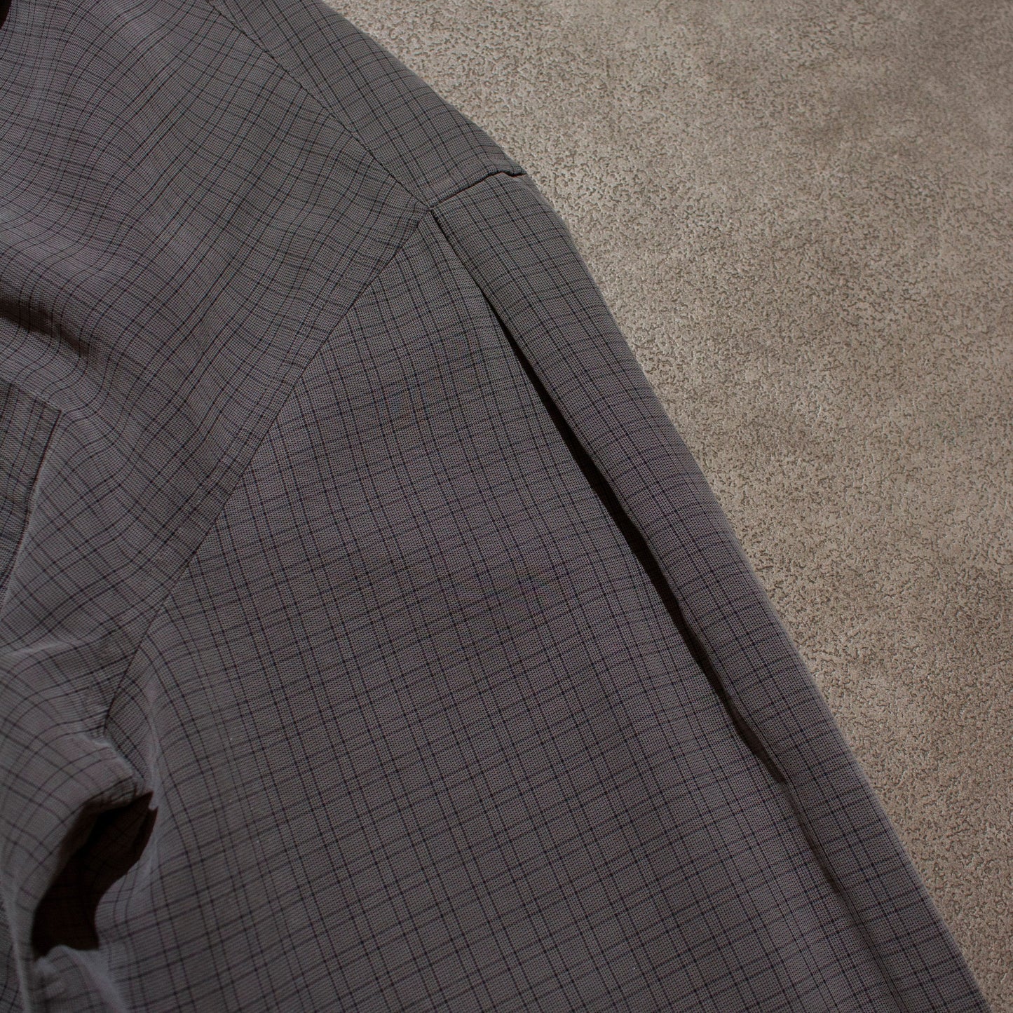 Rayon×Poly Tuck Shirt【L】