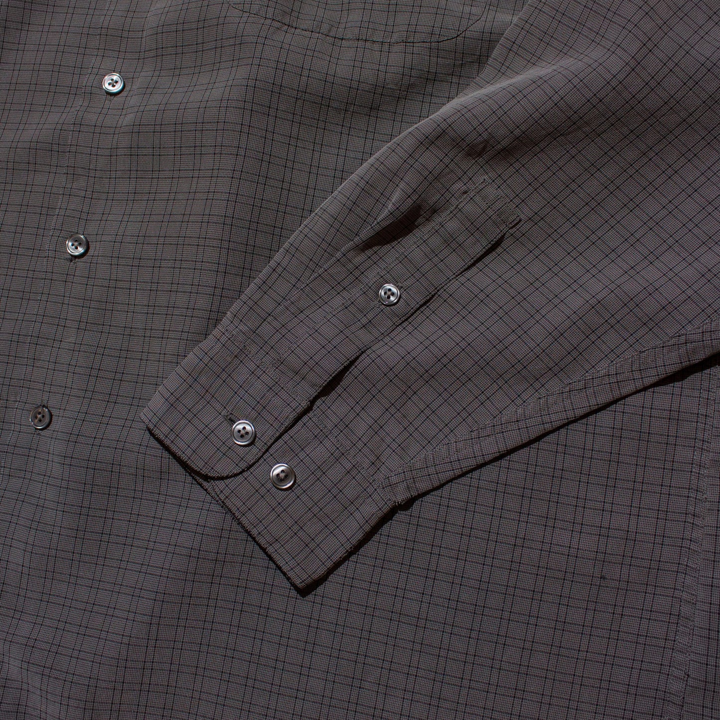Rayon×Poly Tuck Shirt【L】