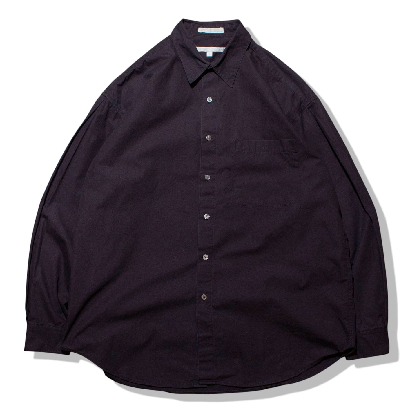 Cotton Typewriter Tuck Shirt / Black【L】