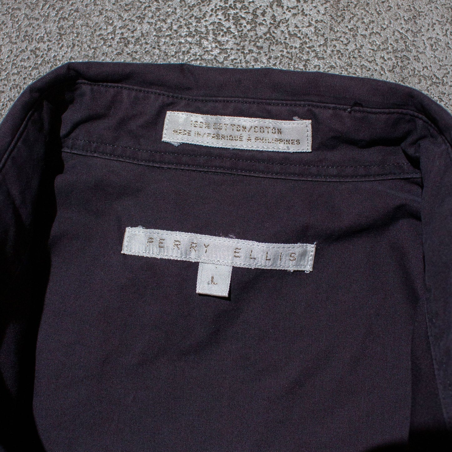 Cotton Typewriter Tuck Shirt / Black【L】