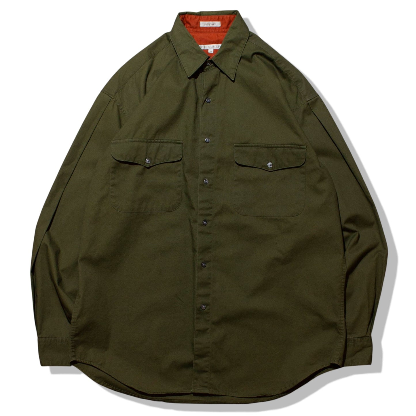 Cotton Tuck Shirt / Khaki【M】