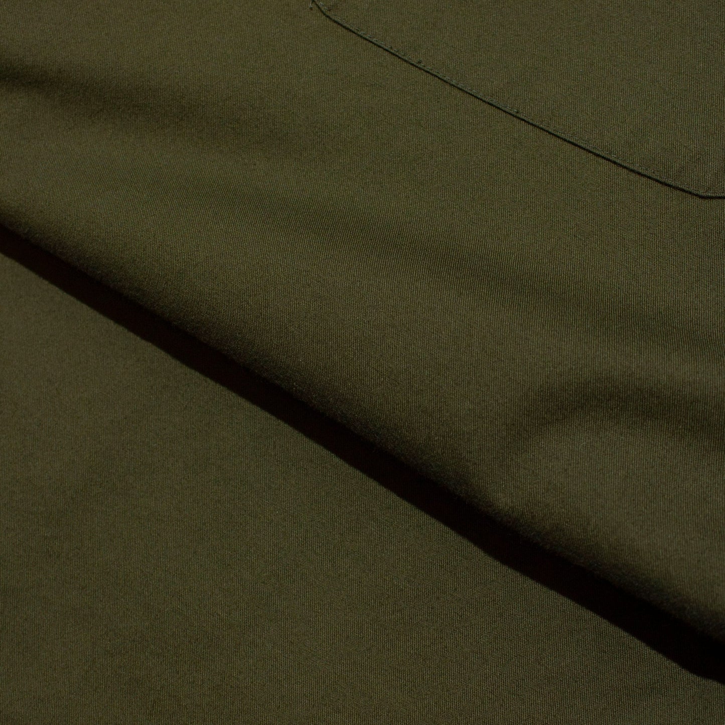 Cotton Tuck Shirt / Khaki【M】