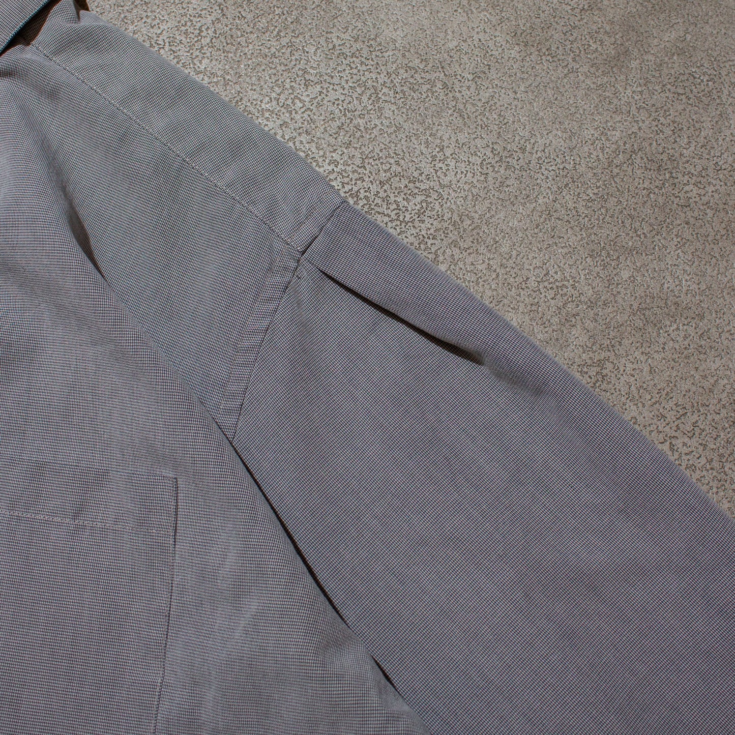 Rayon×Poly Tuck Shirt / L.Gray【XL】