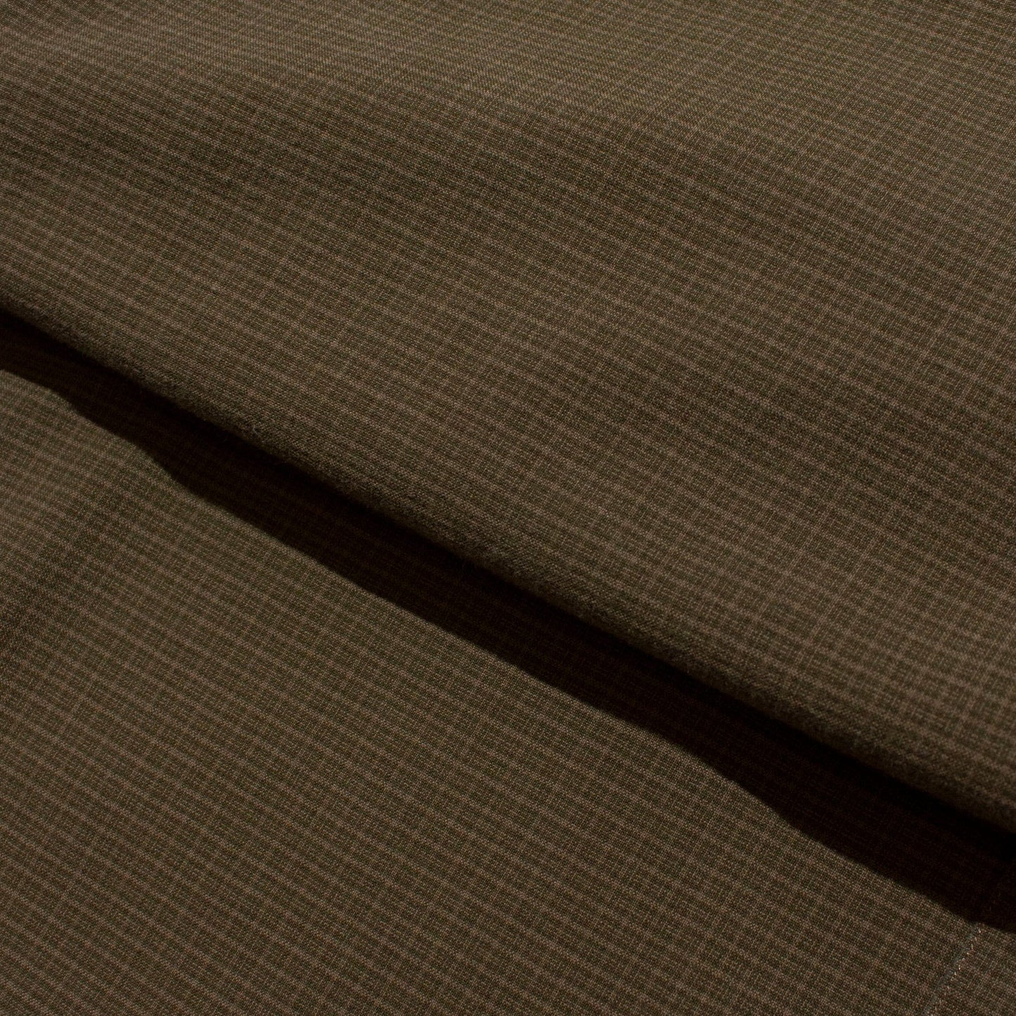 Cotton Check Tuck Shirt / Olive【M】
