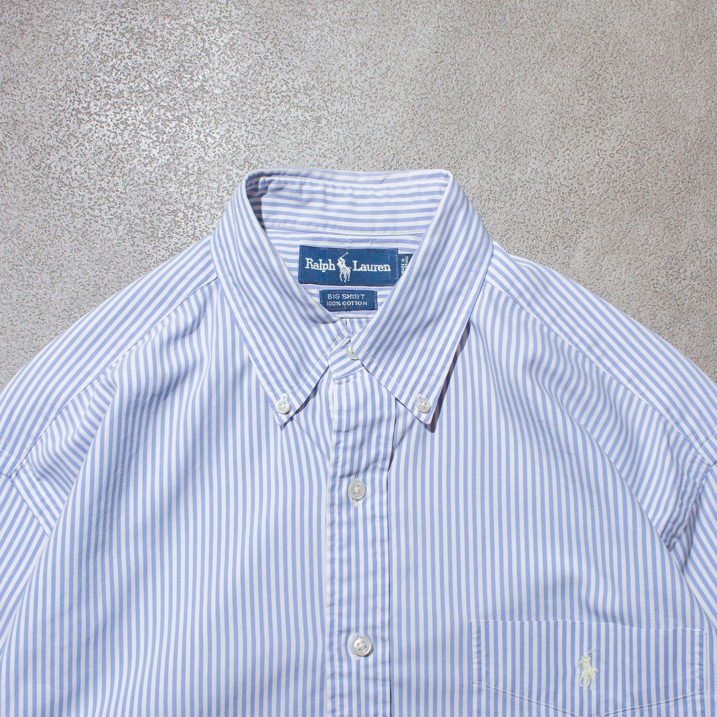 "BIG SHIRT" S/S Stripe Shirt【M】