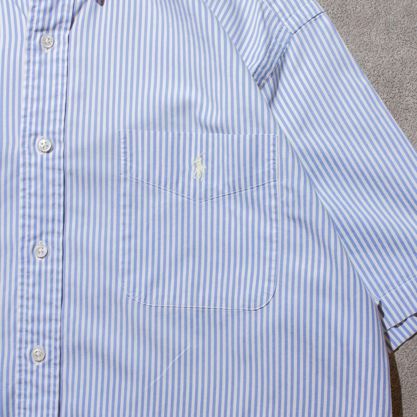 "BIG SHIRT" S/S Stripe Shirt【M】