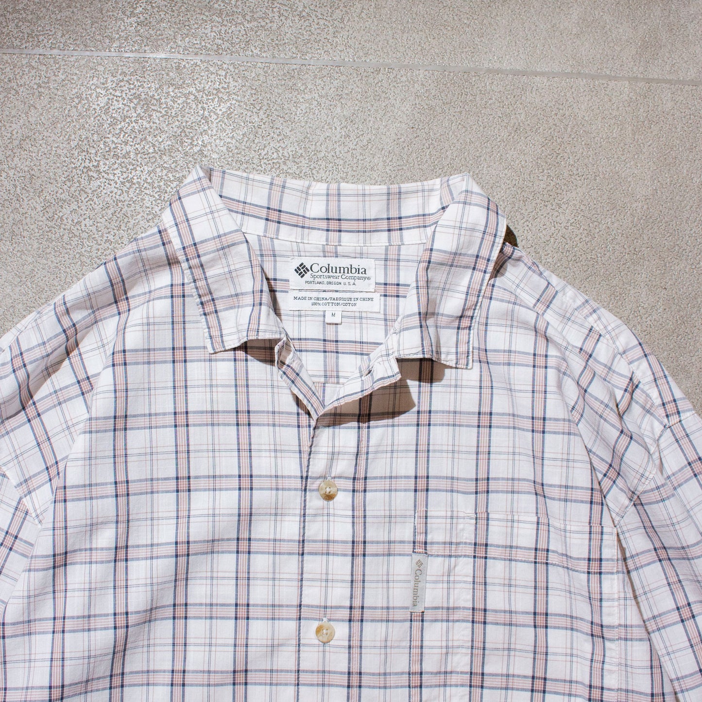 S/S Cotton Open Collar Shirt【M】
