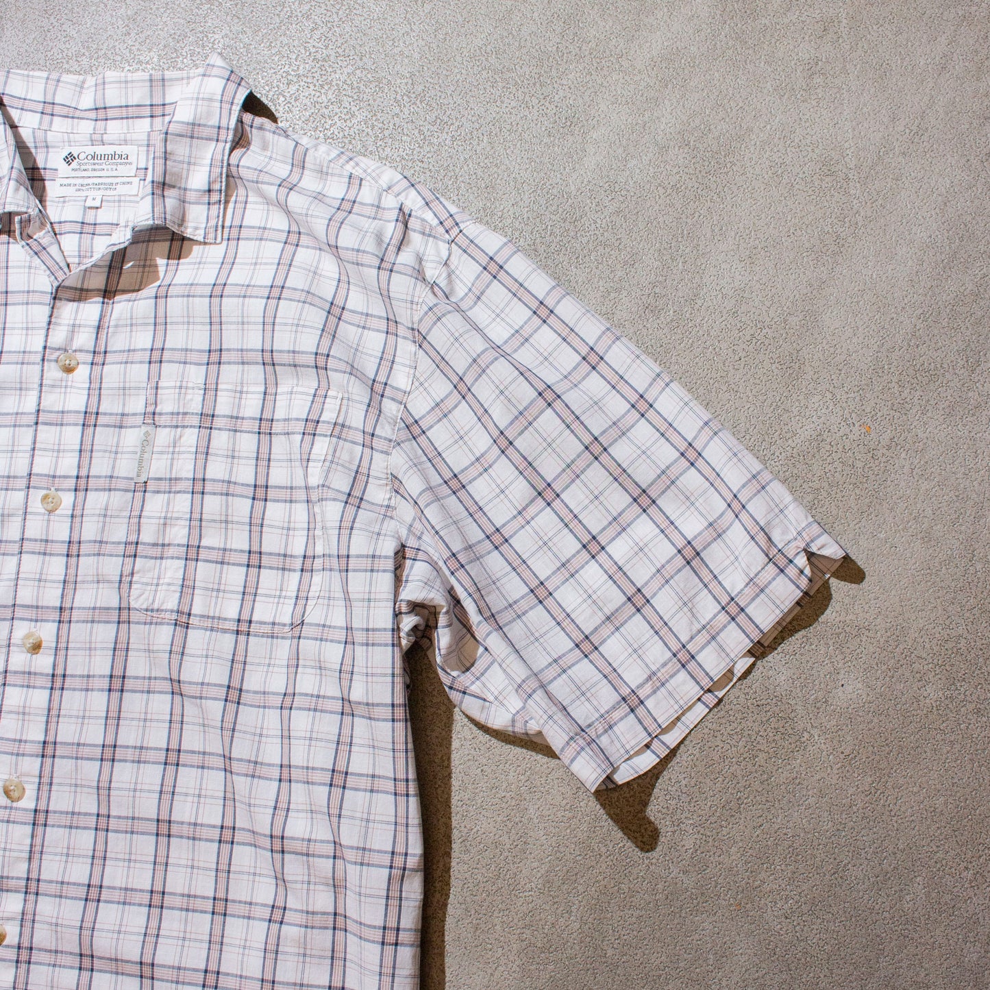 S/S Cotton Open Collar Shirt【M】