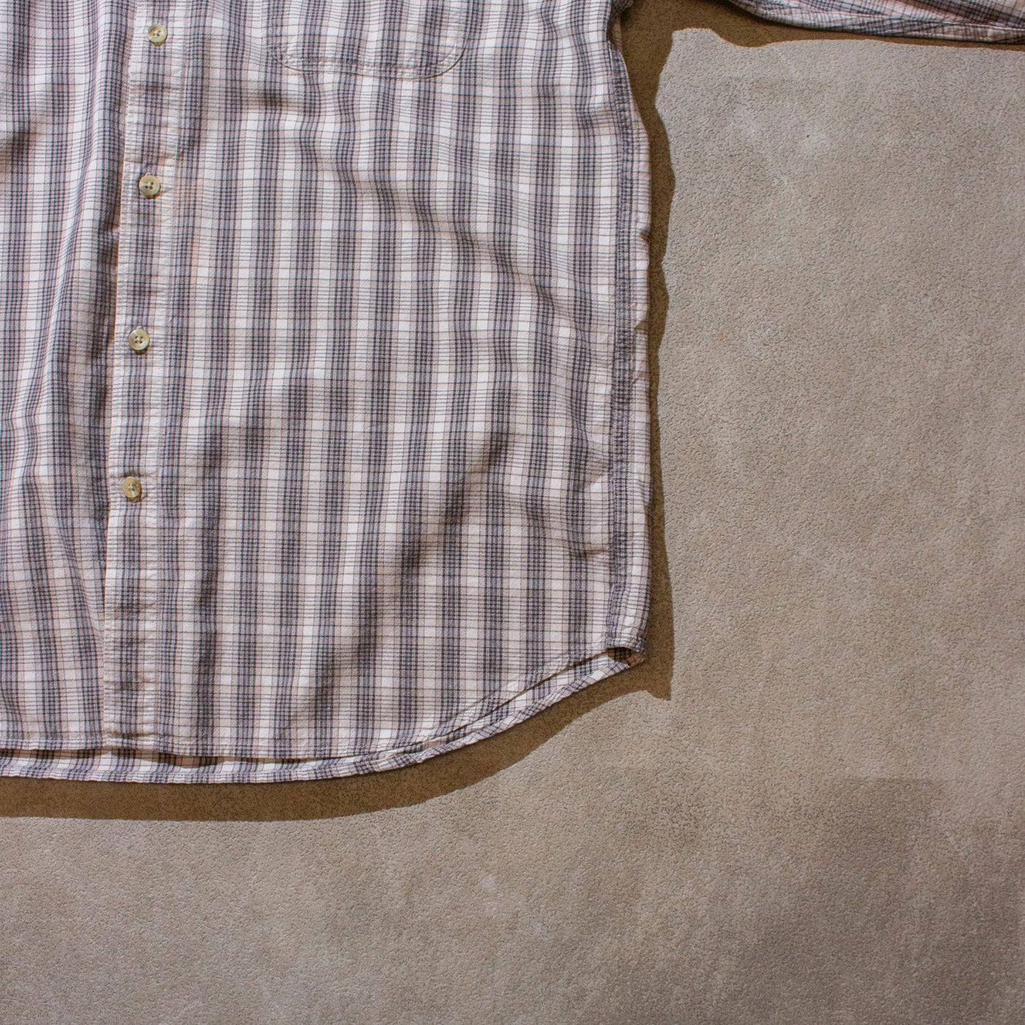 Cotton Check Shirt【XL】