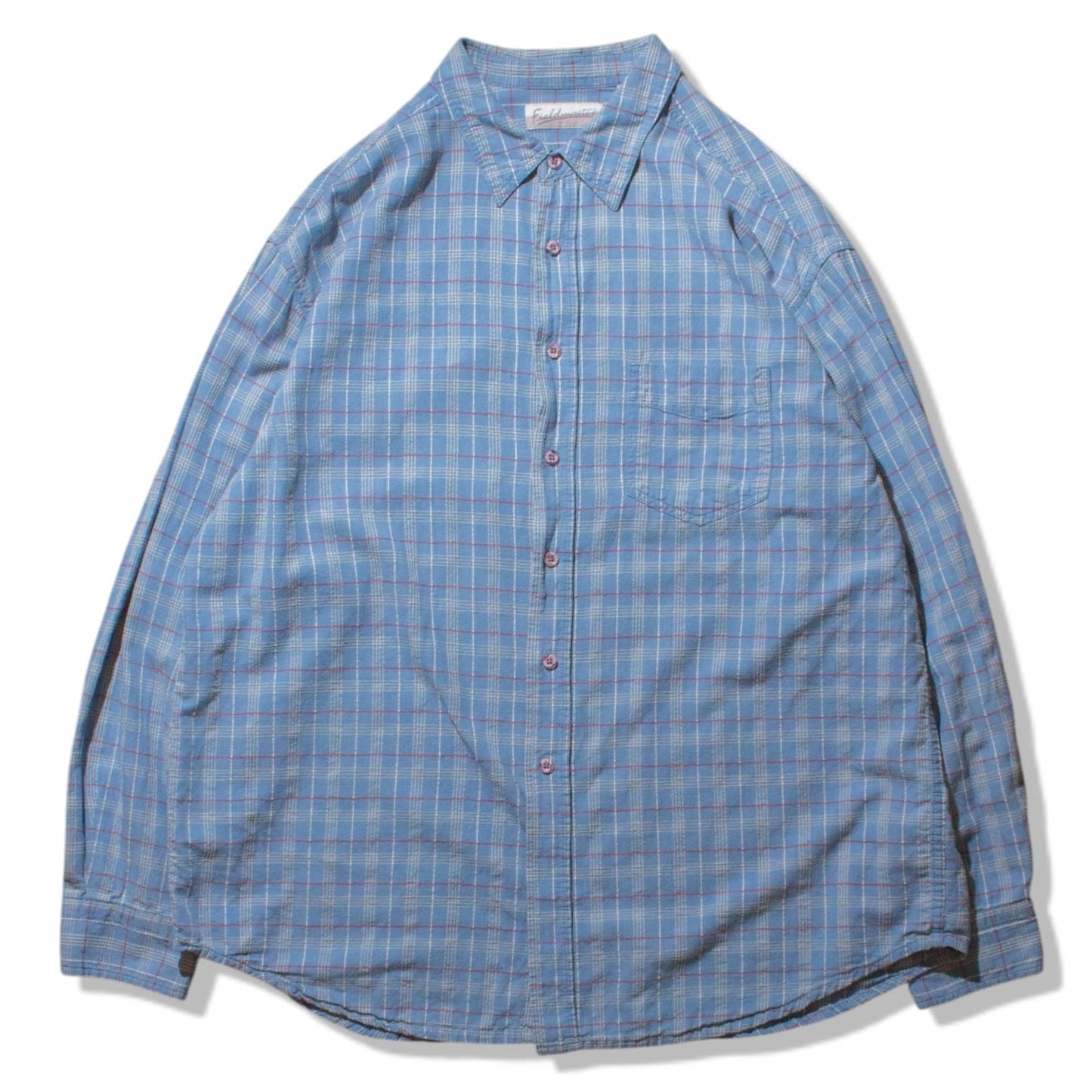 Cotton×Linen Check Shirt【XL】