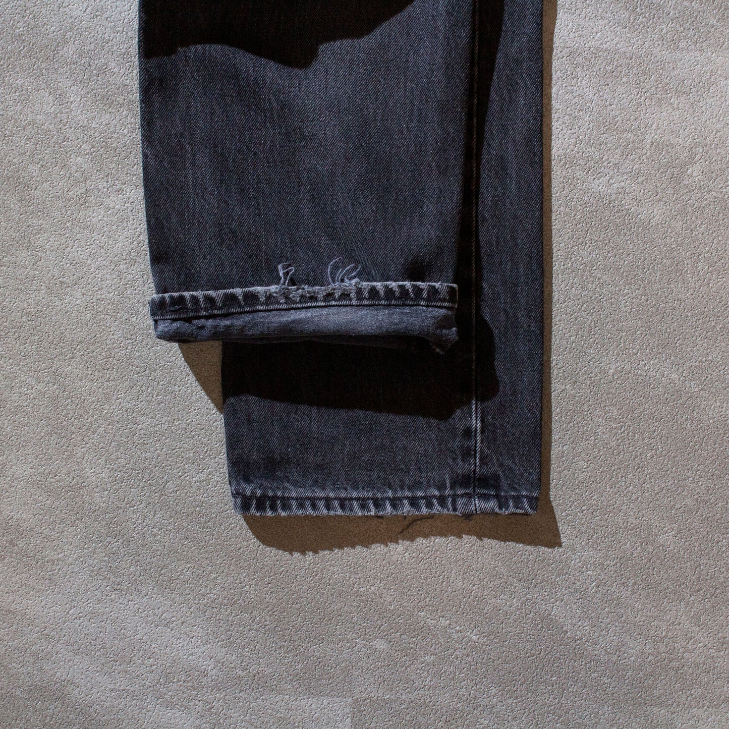 501 Black Denim Pants Made in Canada【W31×L32】