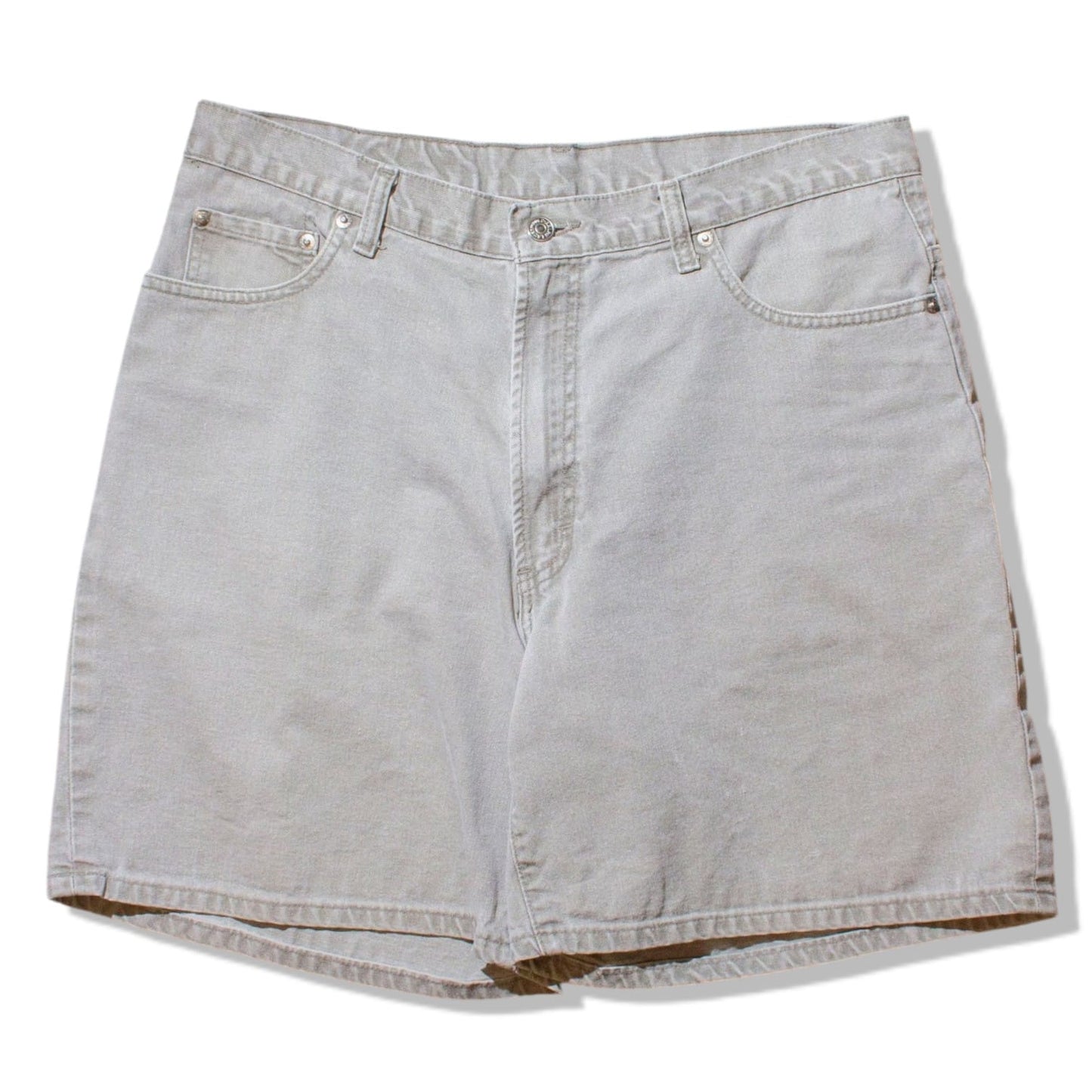 Wide Denim Shorts Made in U.S.A.【About W35】
