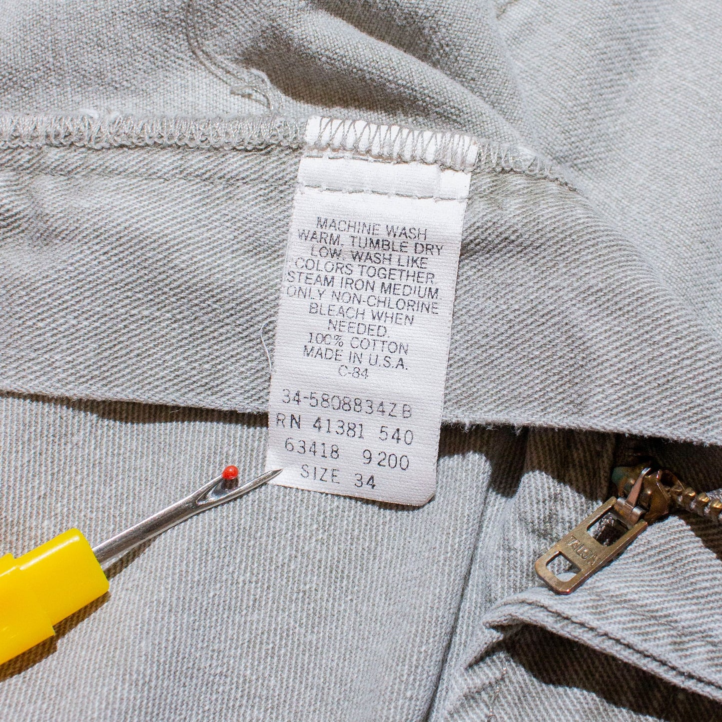 Wide Denim Shorts Made in U.S.A.【About W35】