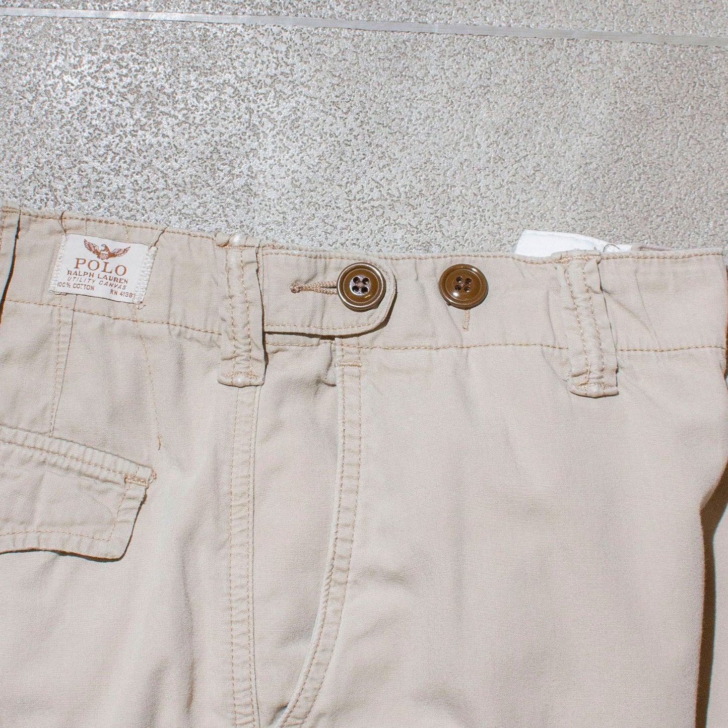"Utility Canvas" Cargo Shorts【W35】