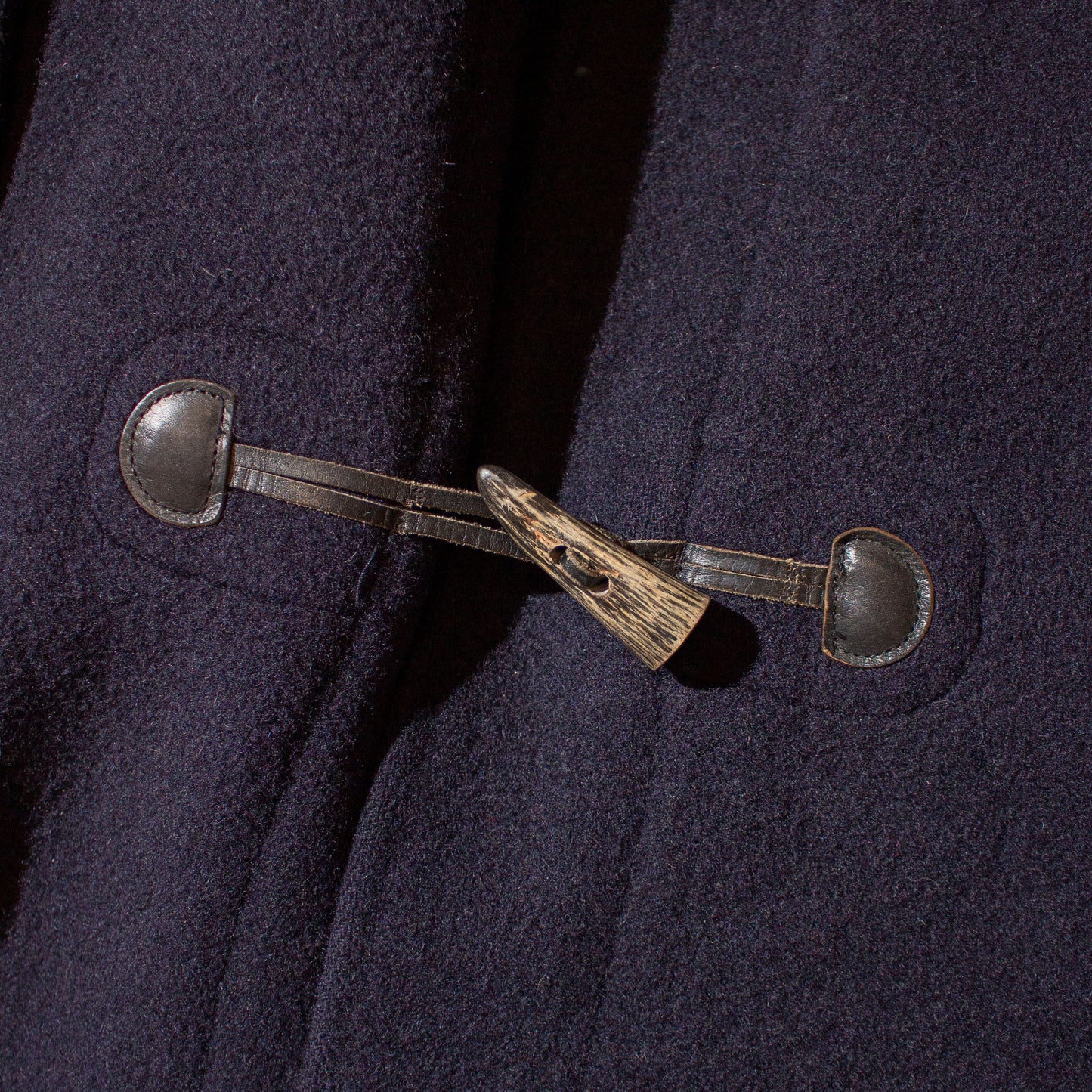 Wool Melton Duffle Coat Made in England