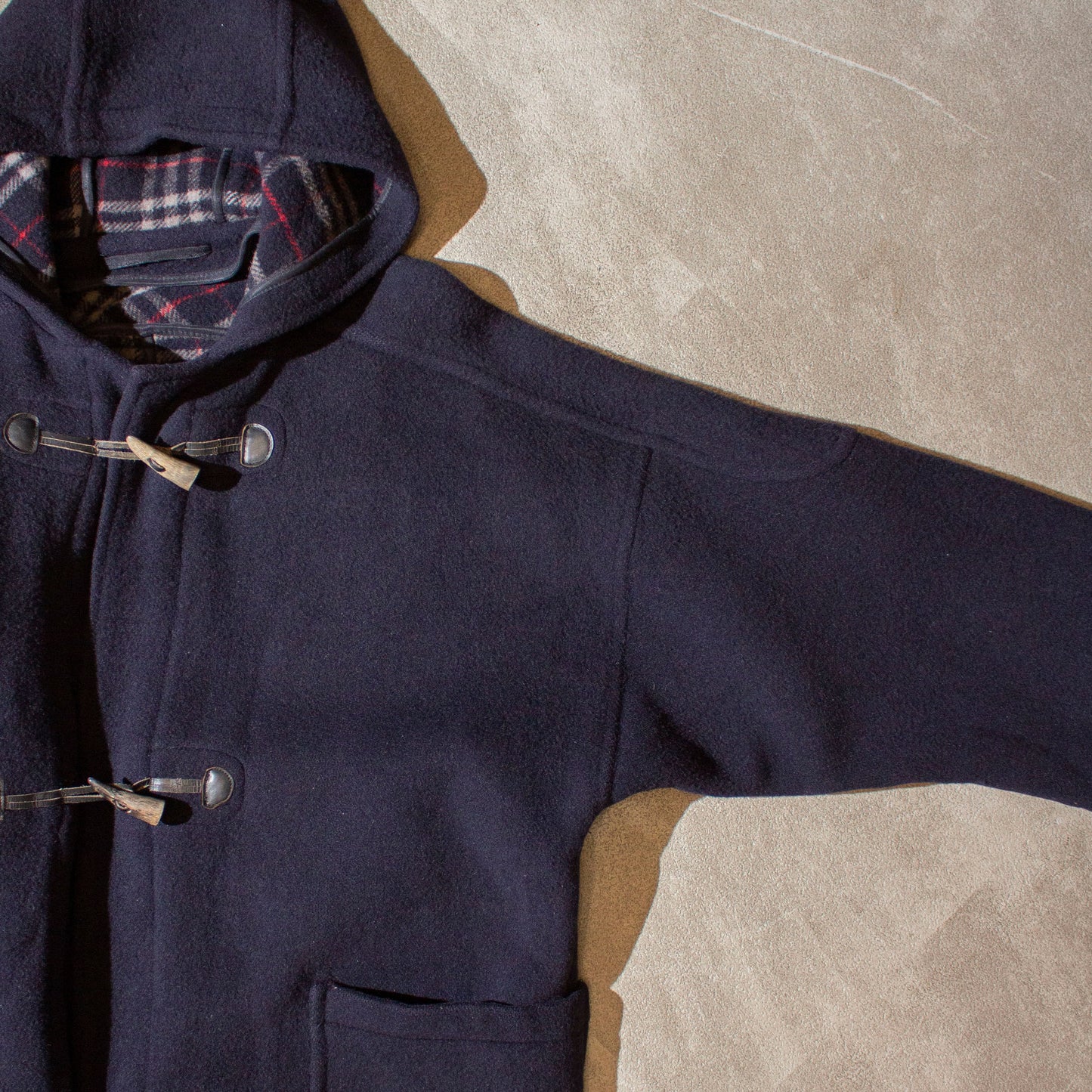 Wool Melton Duffle Coat Made in England