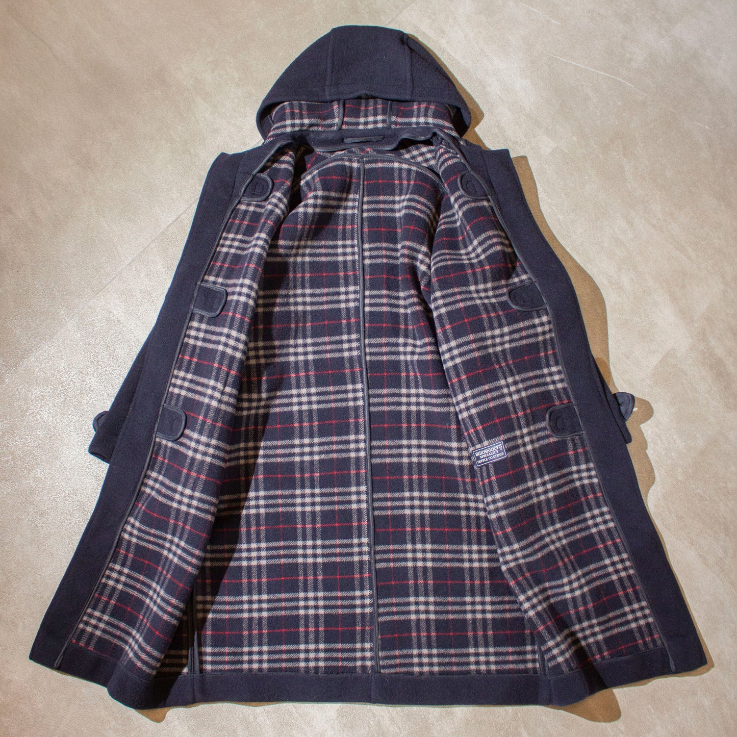 Wool Melton Duffle Coat Made in England