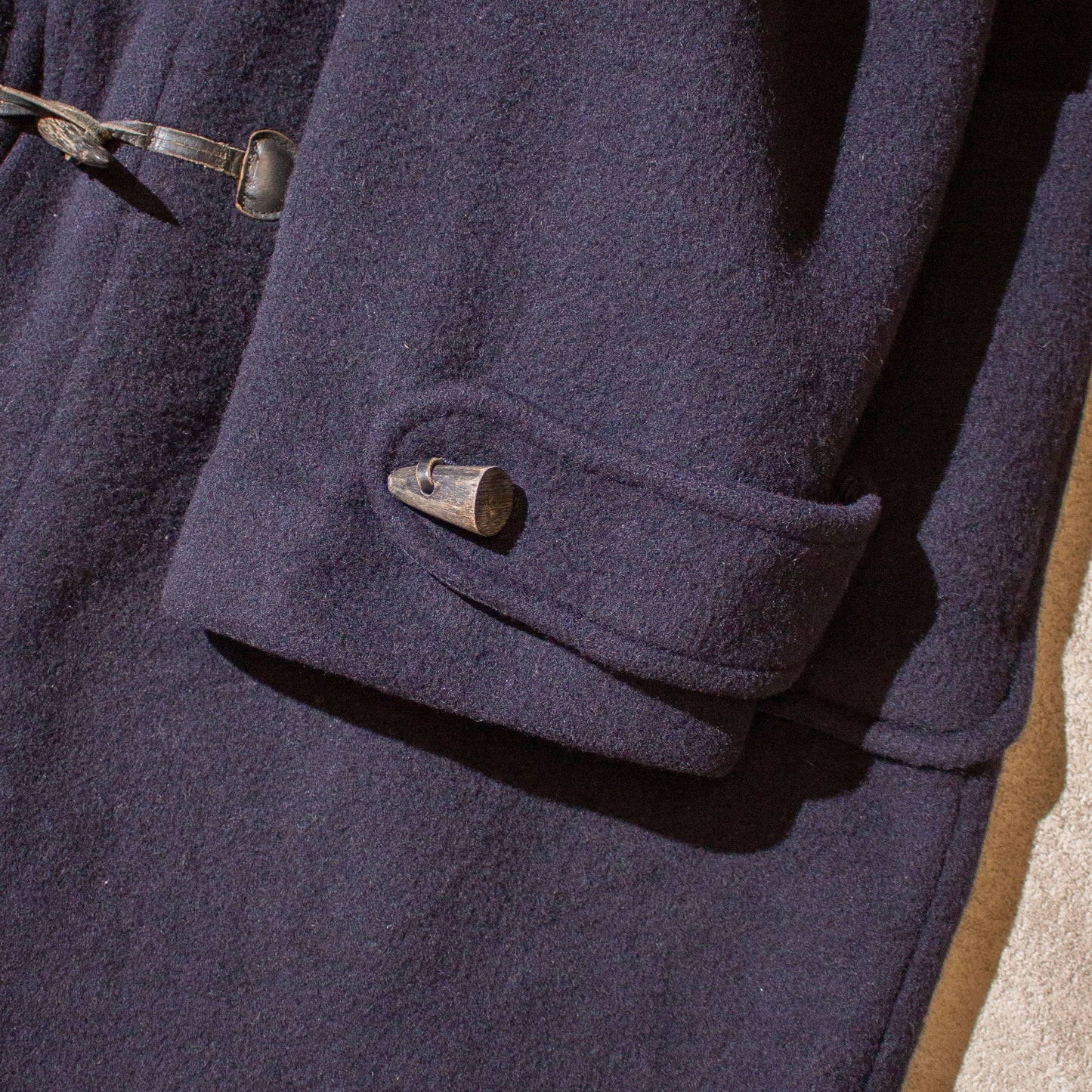 Wool Melton Duffle Coat Made in England