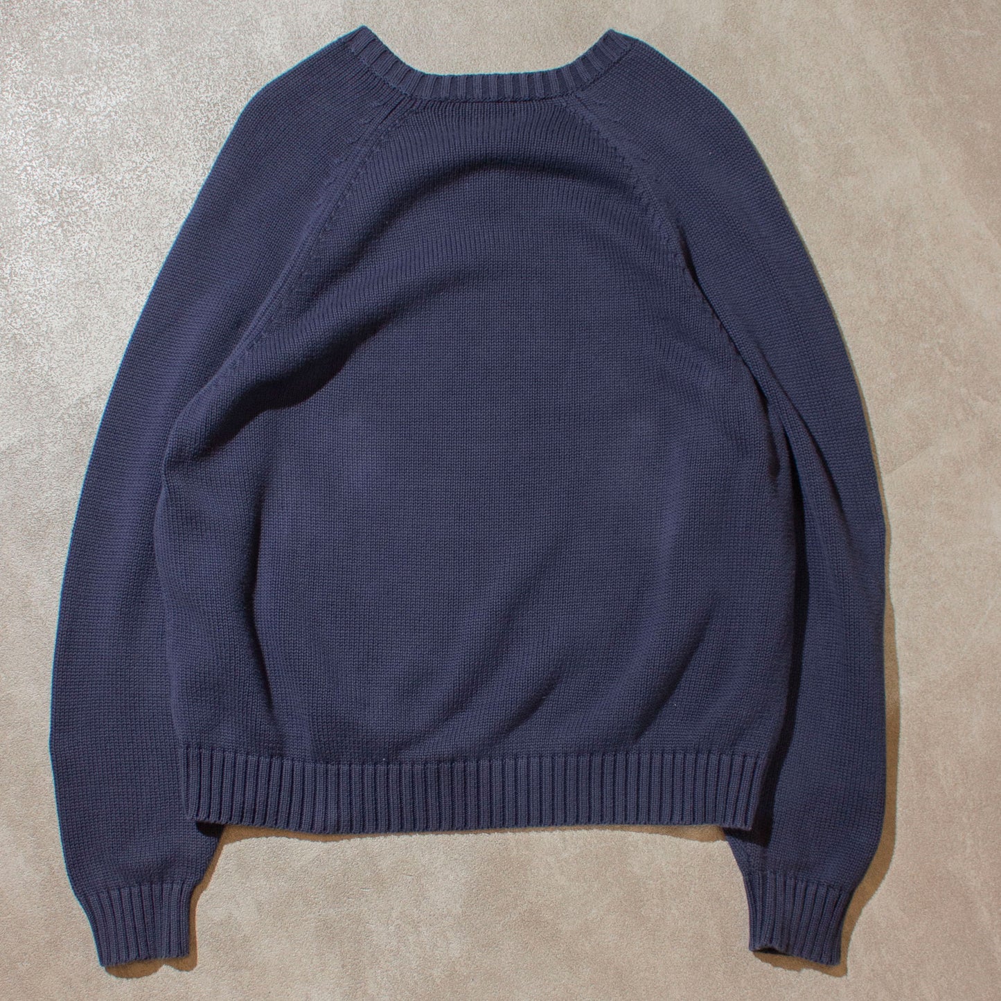 Cotton V-neck Knit