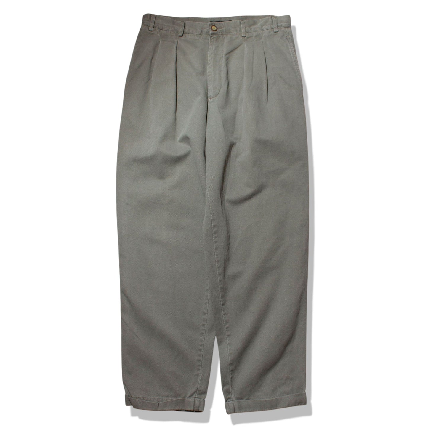 Cotton Twill 2tuck Trousers【W33×L30】