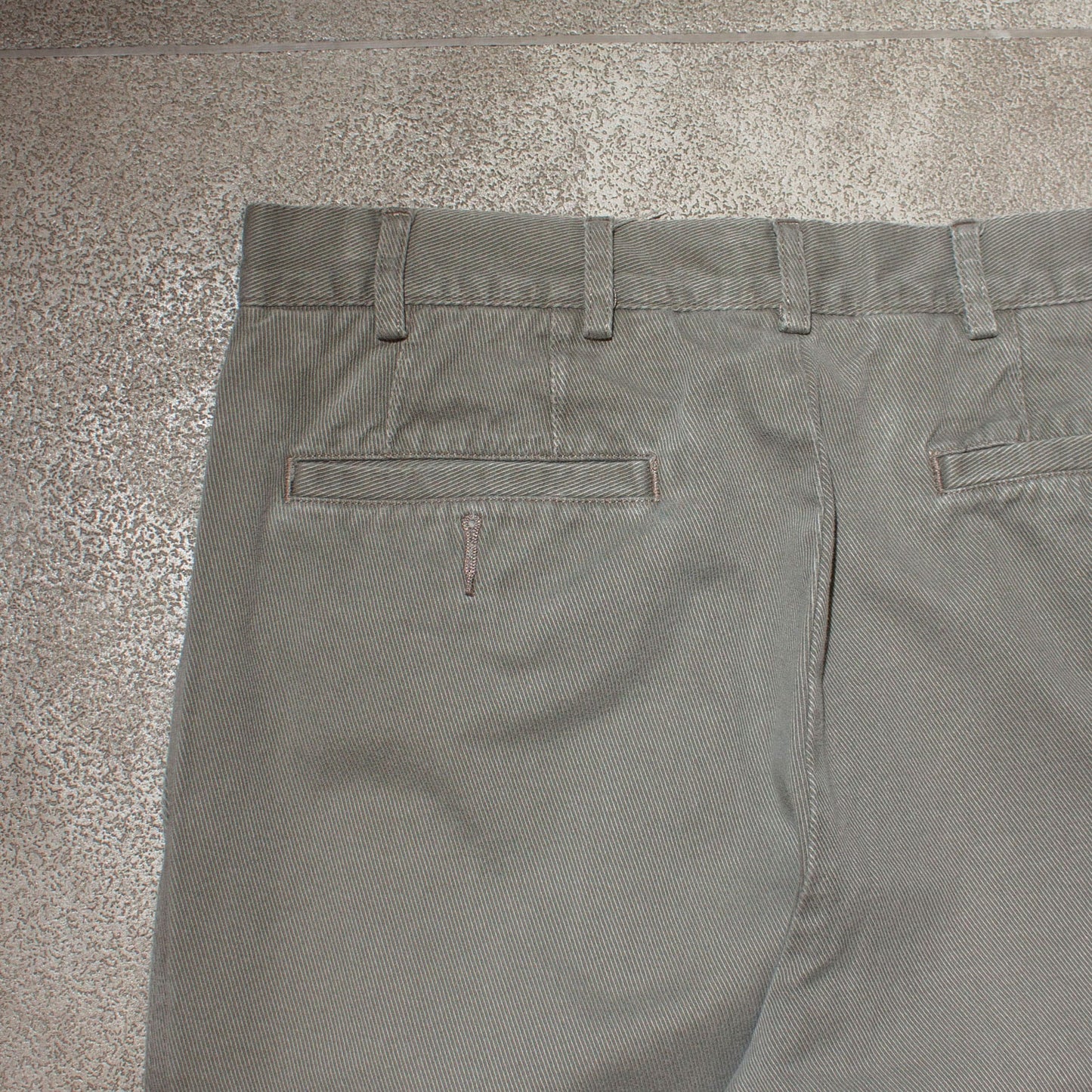 Cotton Twill 2tuck Trousers【W33×L30】