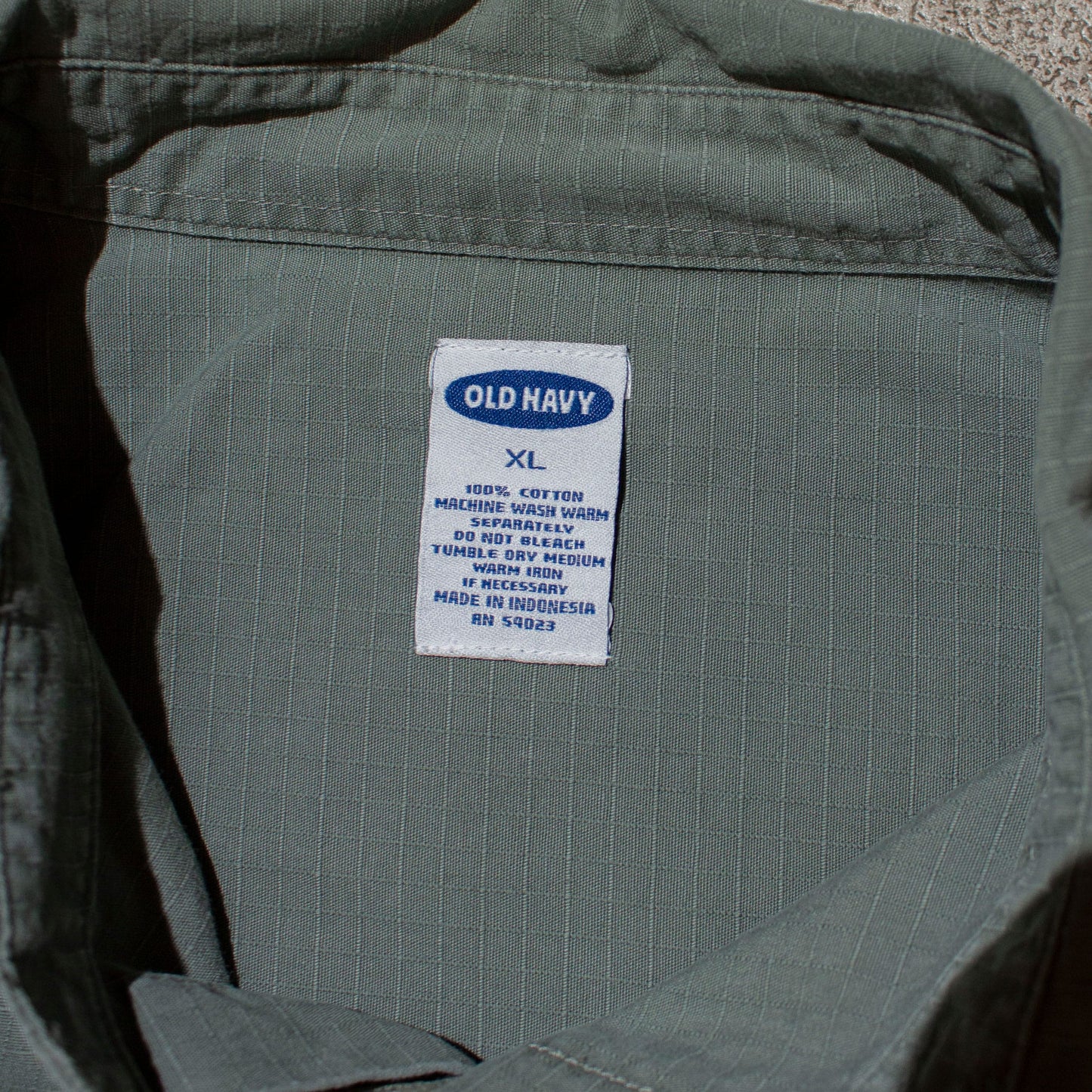 Cotton Ripstop Shirt【XL】