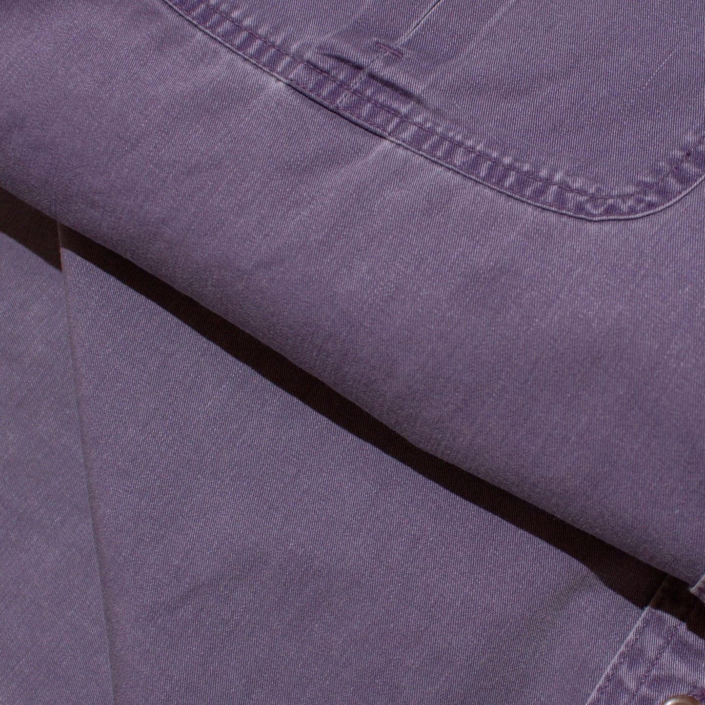 Faded Purple Cotton Work Shirt【M】
