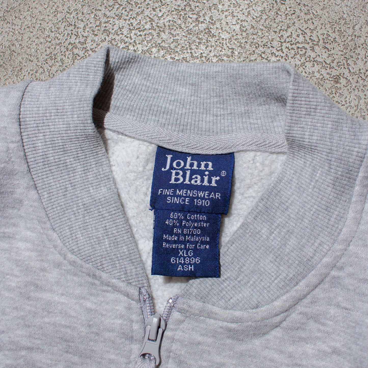 Sweat Cardigan ASH【XL】