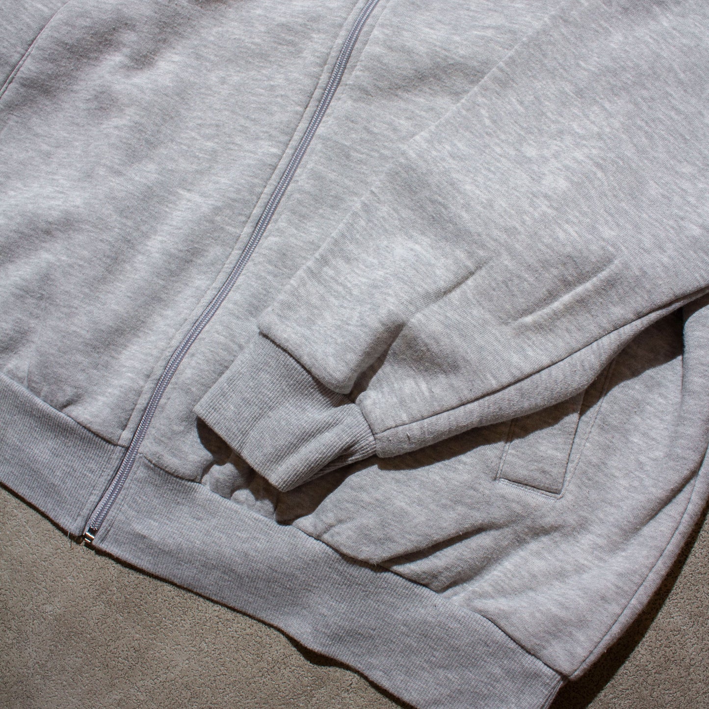 Sweat Cardigan ASH【XL】