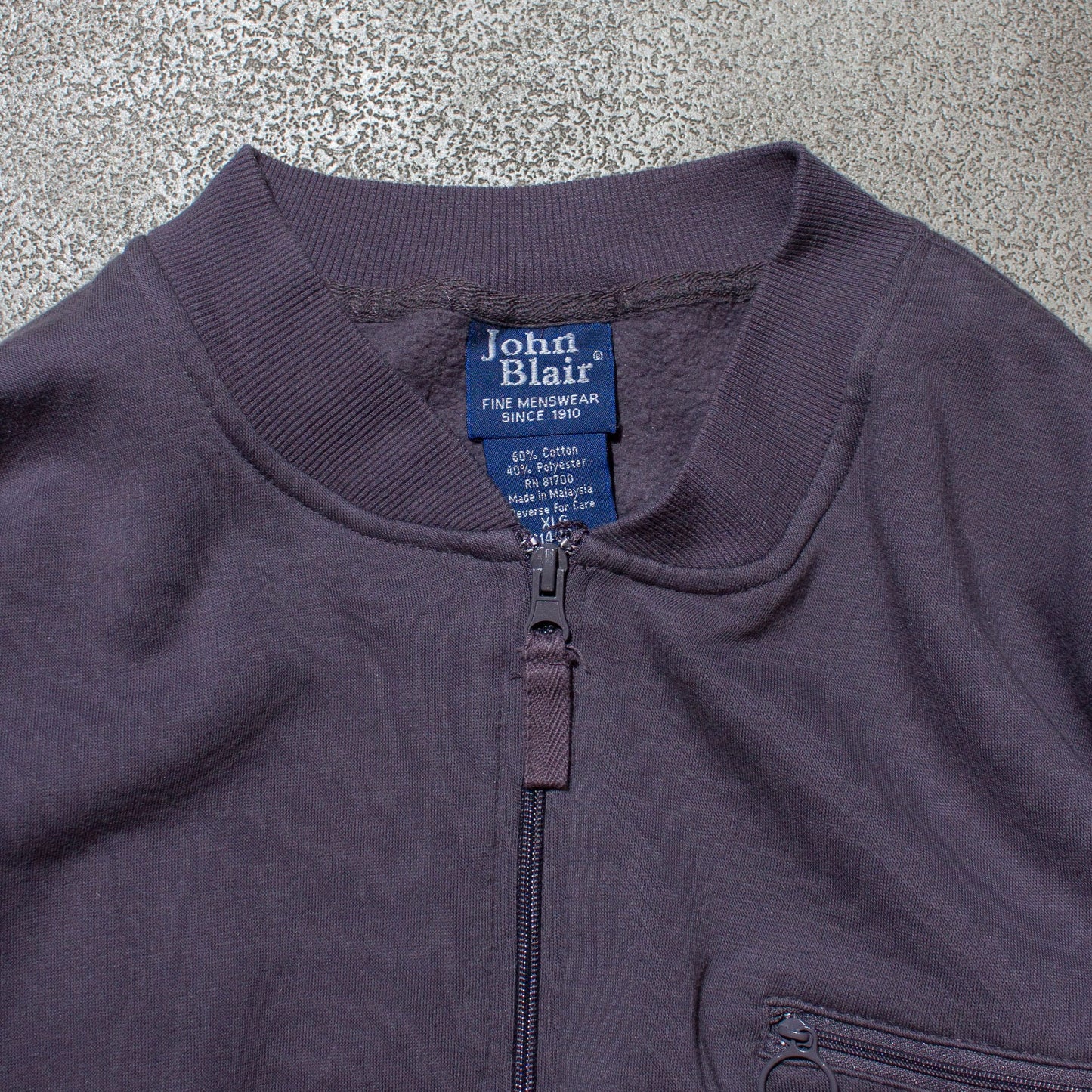 Sweat Cardigan Faded Navy【XL】