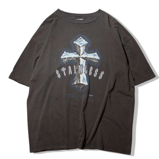 "Stainless Cross" T-Shirt Made in U.S.A.【XXL】