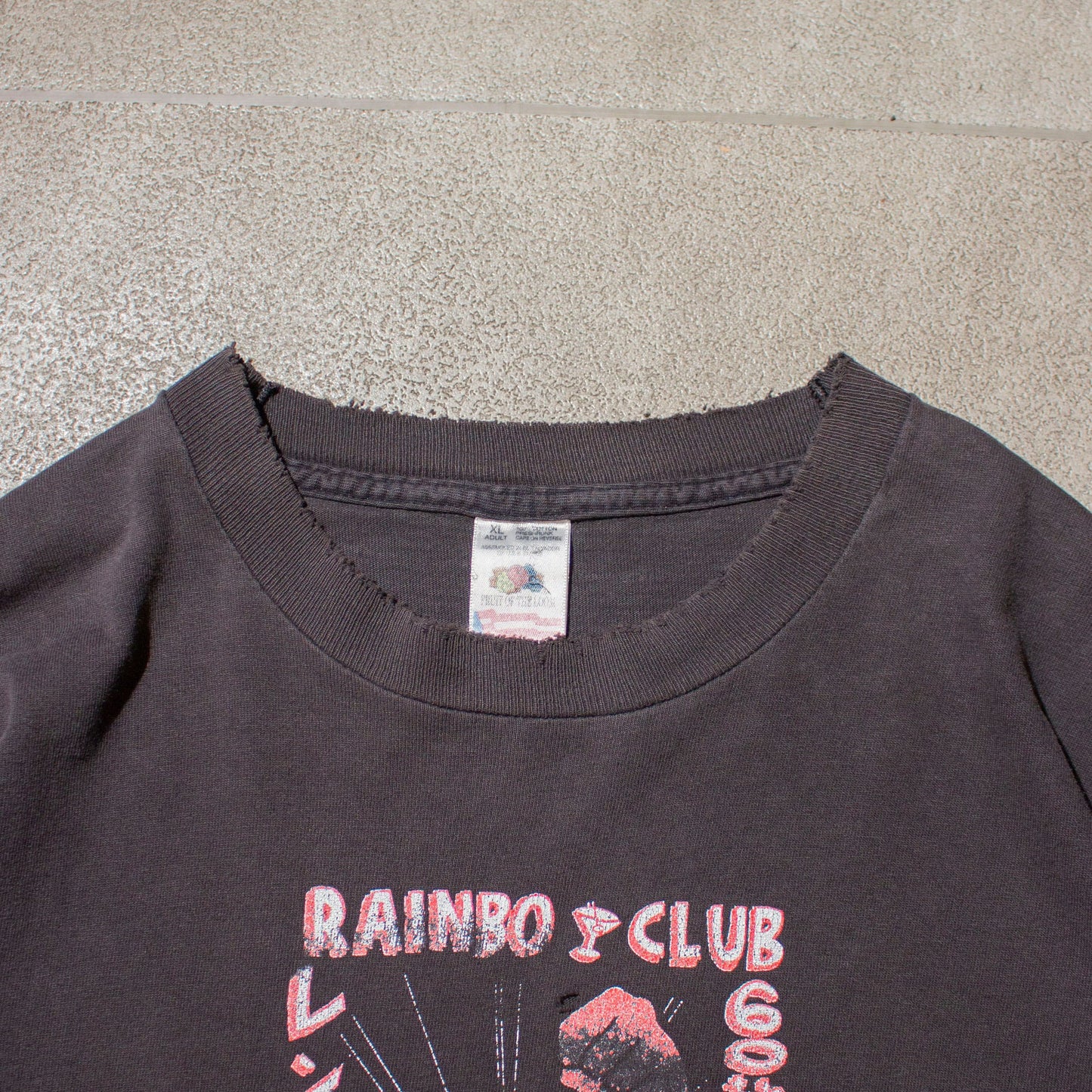 "Rainbo Club" T-Shirt Made in U.S.A.【XL】