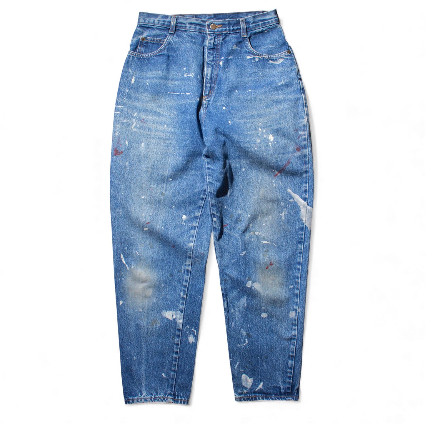 Painted Denim Pants Made in U.S.A.