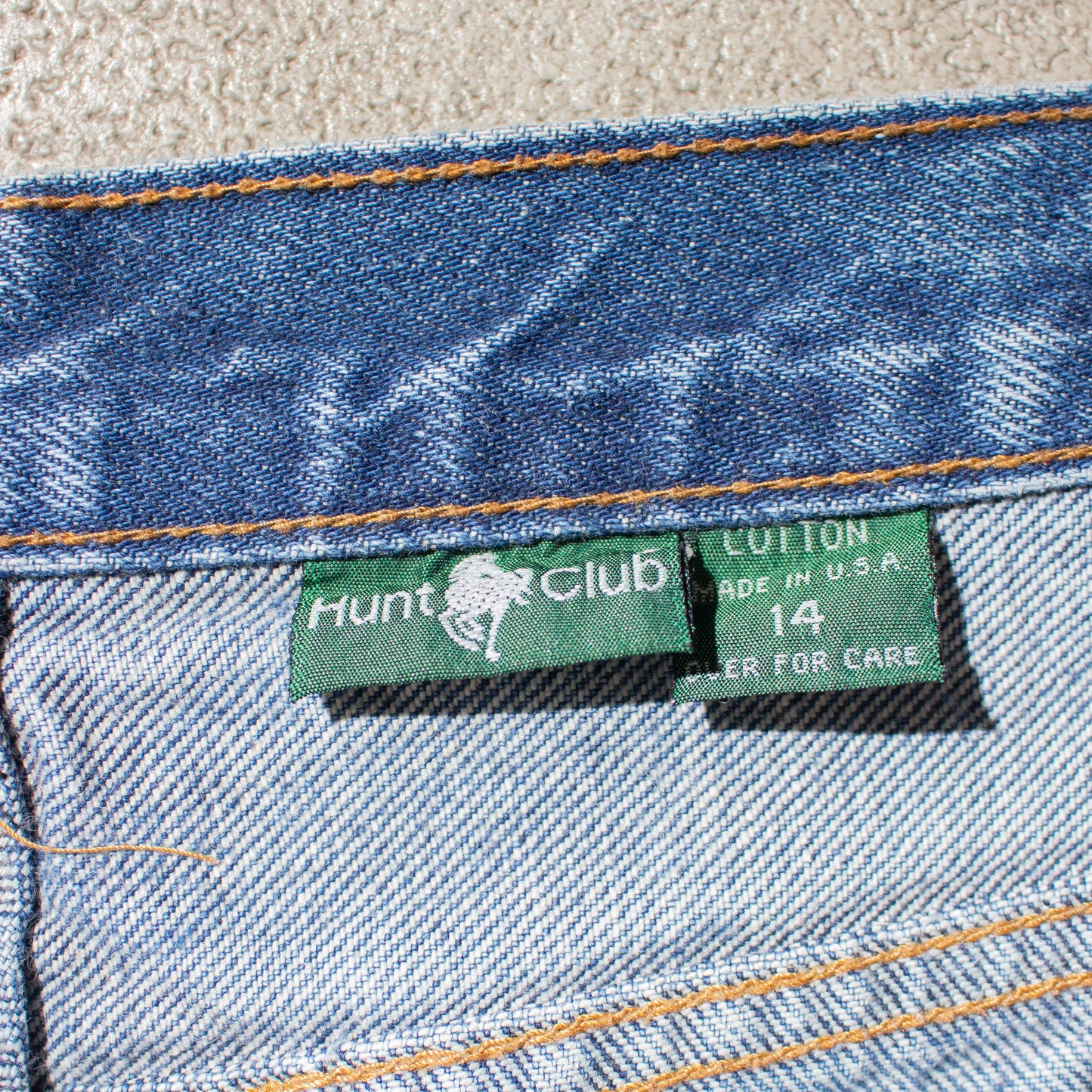 Painted Denim Pants Made in U.S.A.