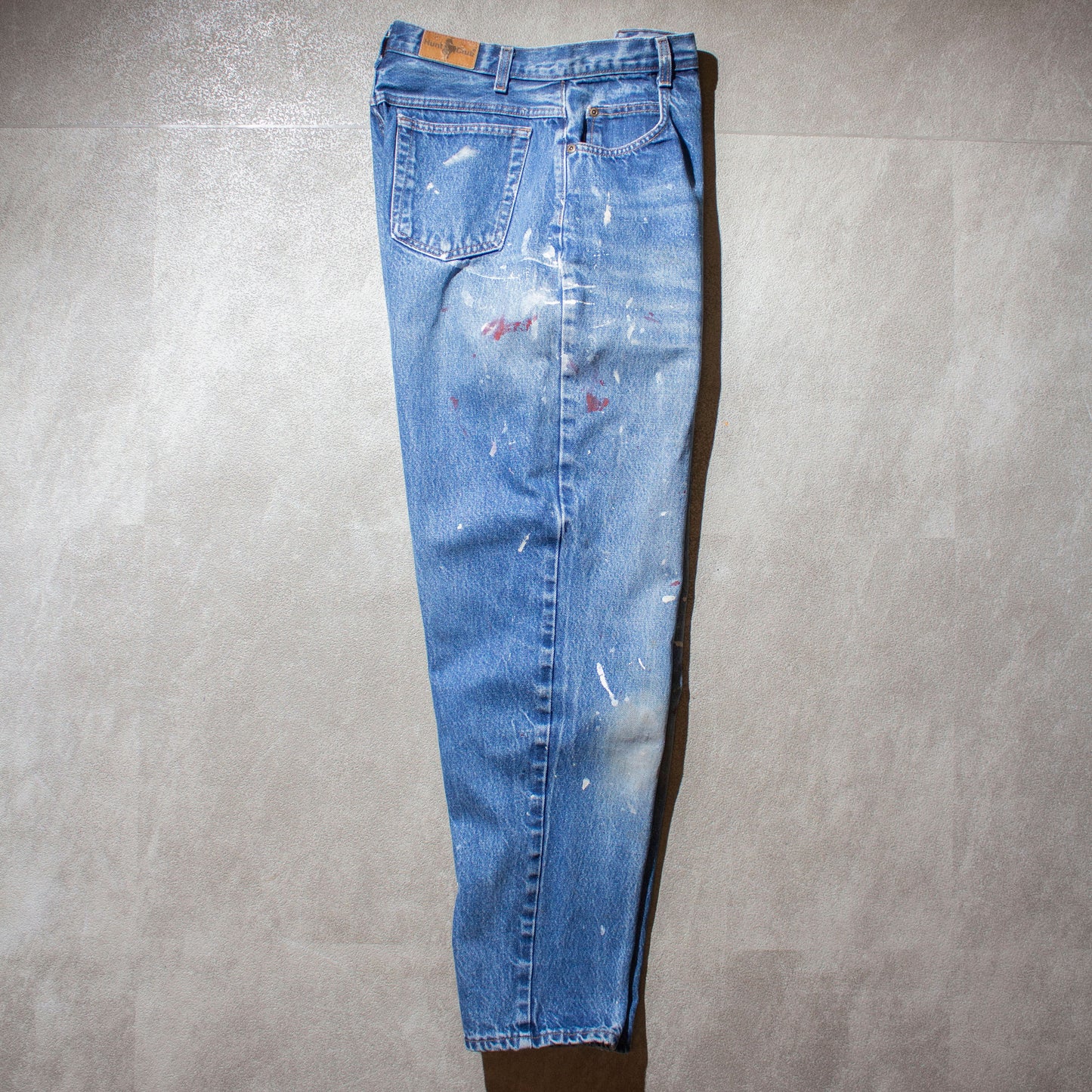 Painted Denim Pants Made in U.S.A.