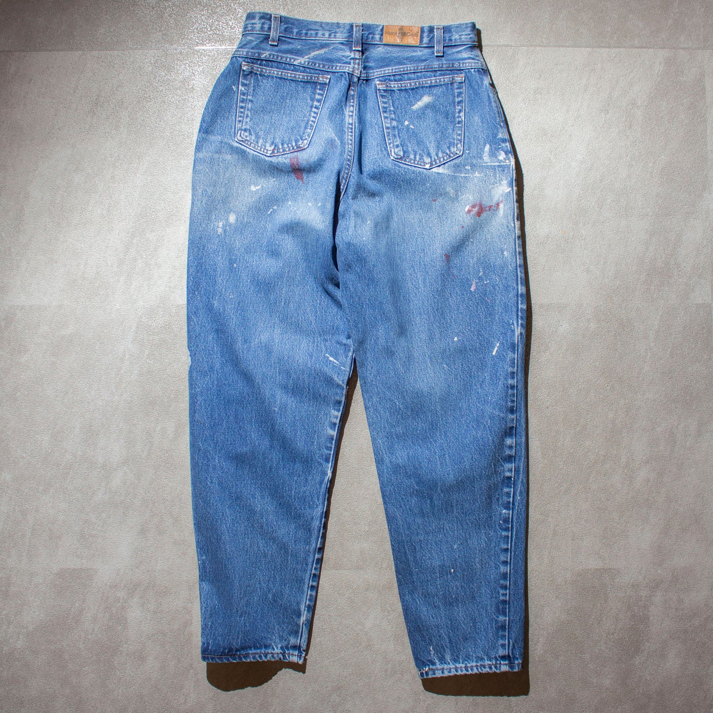 Painted Denim Pants Made in U.S.A.