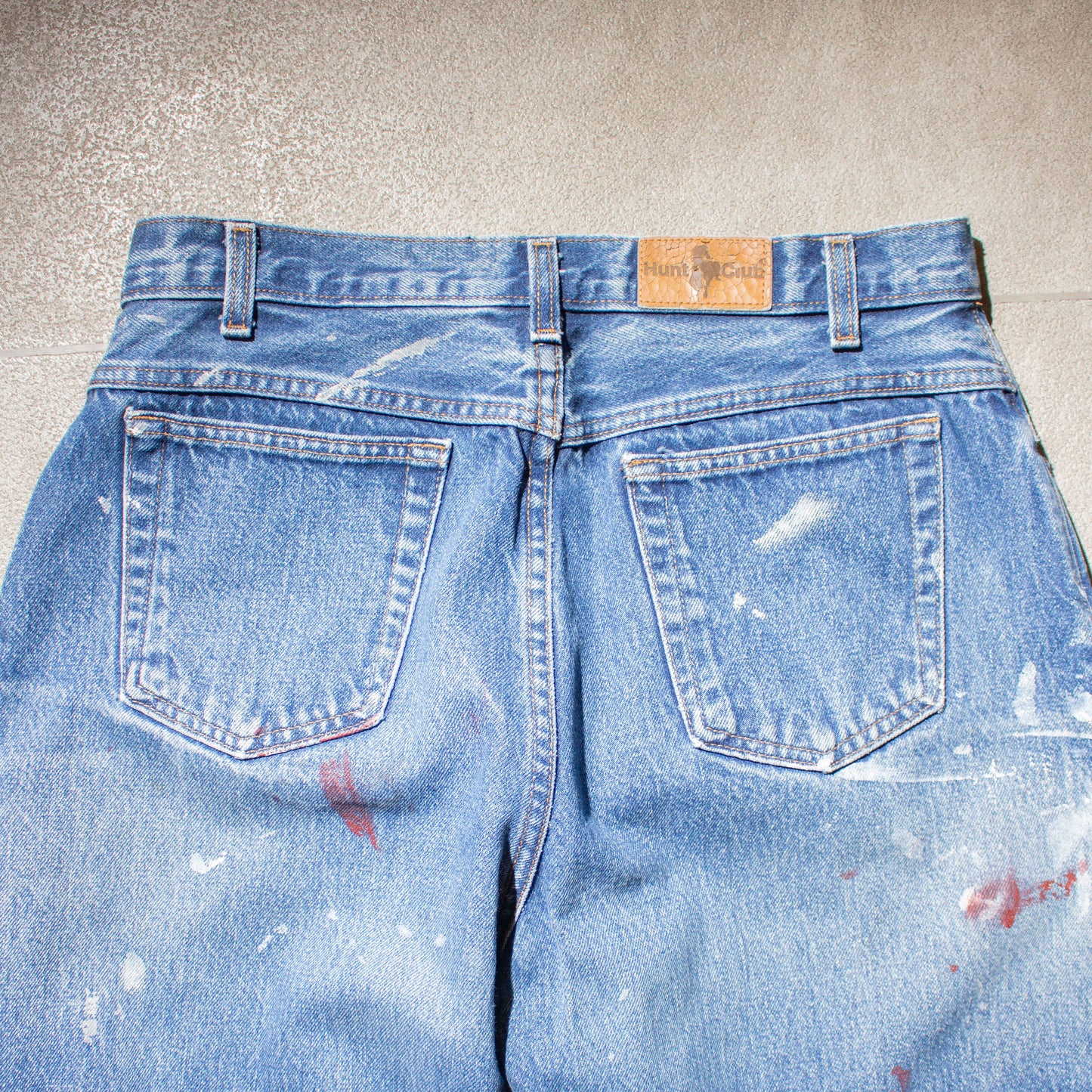 Painted Denim Pants Made in U.S.A.