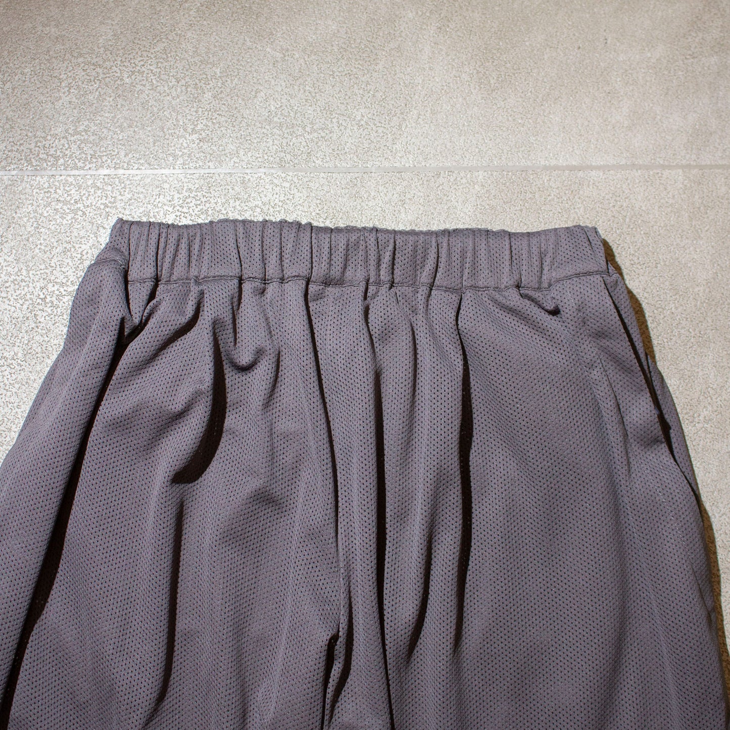 1tuck Mesh Easy Pants / Gray