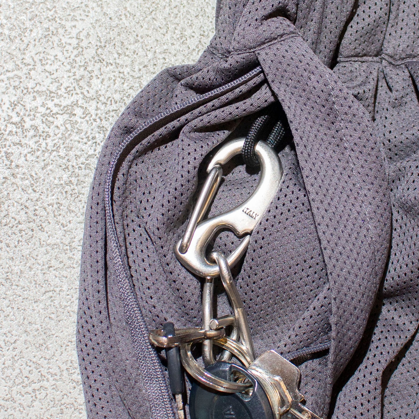 1tuck Mesh Easy Pants / Gray