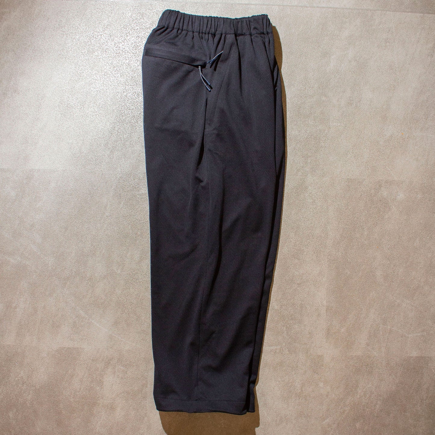 1tuck Mesh Easy Pants / Black