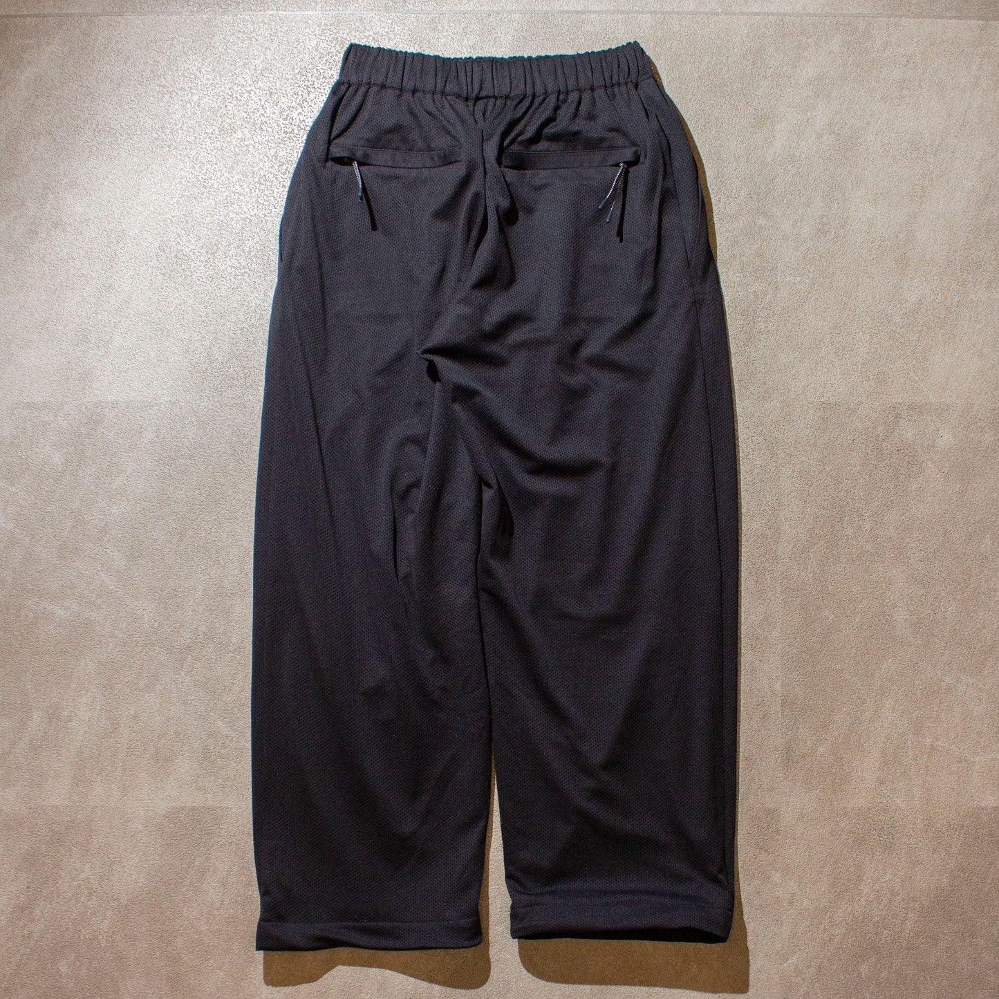 1tuck Mesh Easy Pants / Black