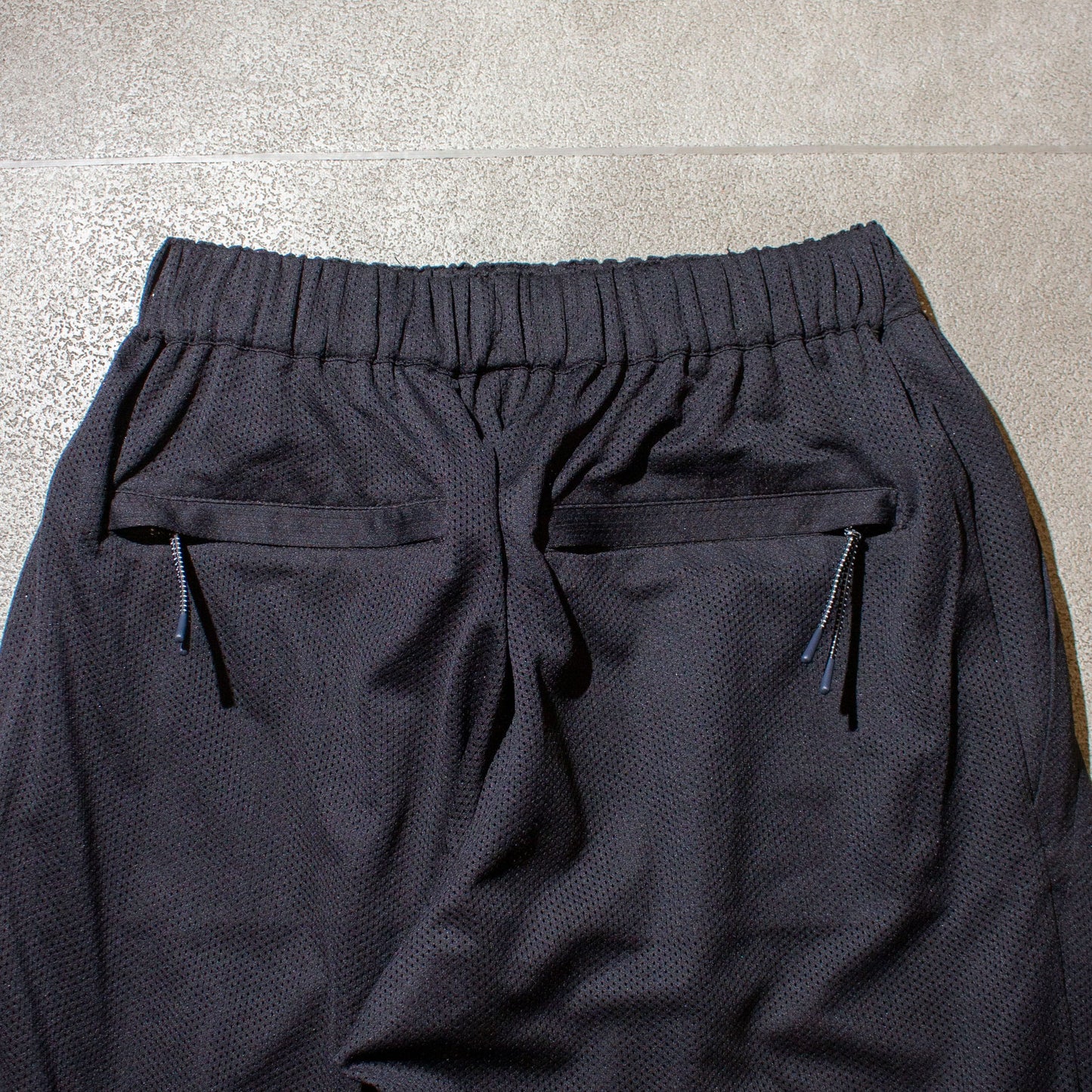 1tuck Mesh Easy Pants / Black