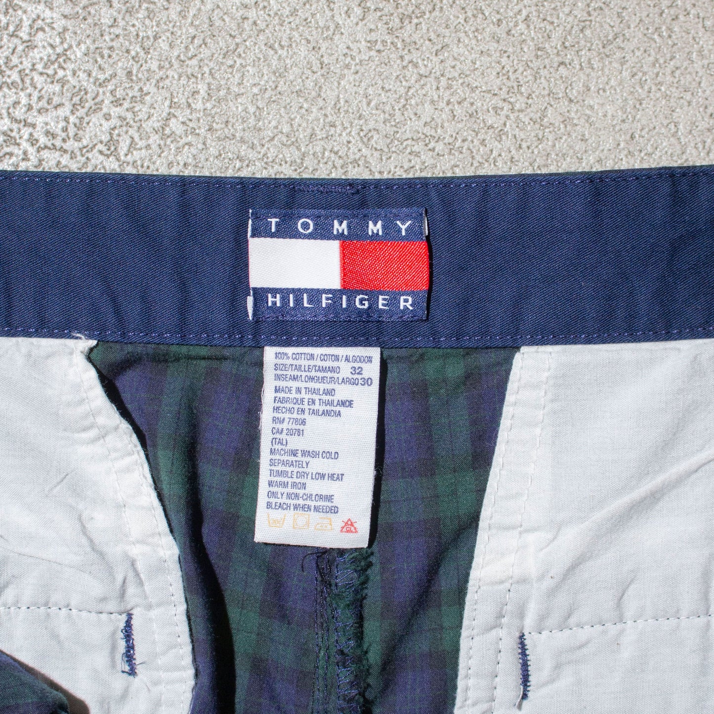 Cotton Check 2tuck Slacks【W33×L30】