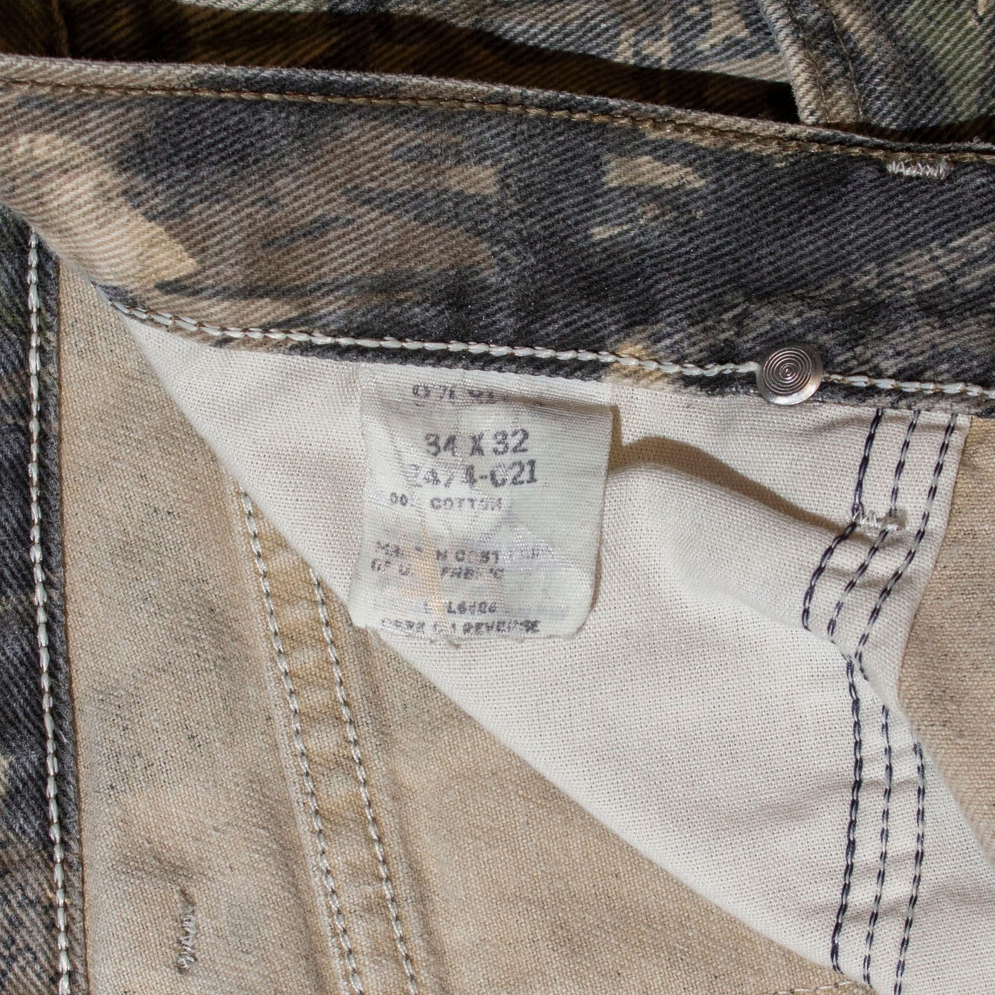 Tree Camo 5pocket Pants【W34×L30】