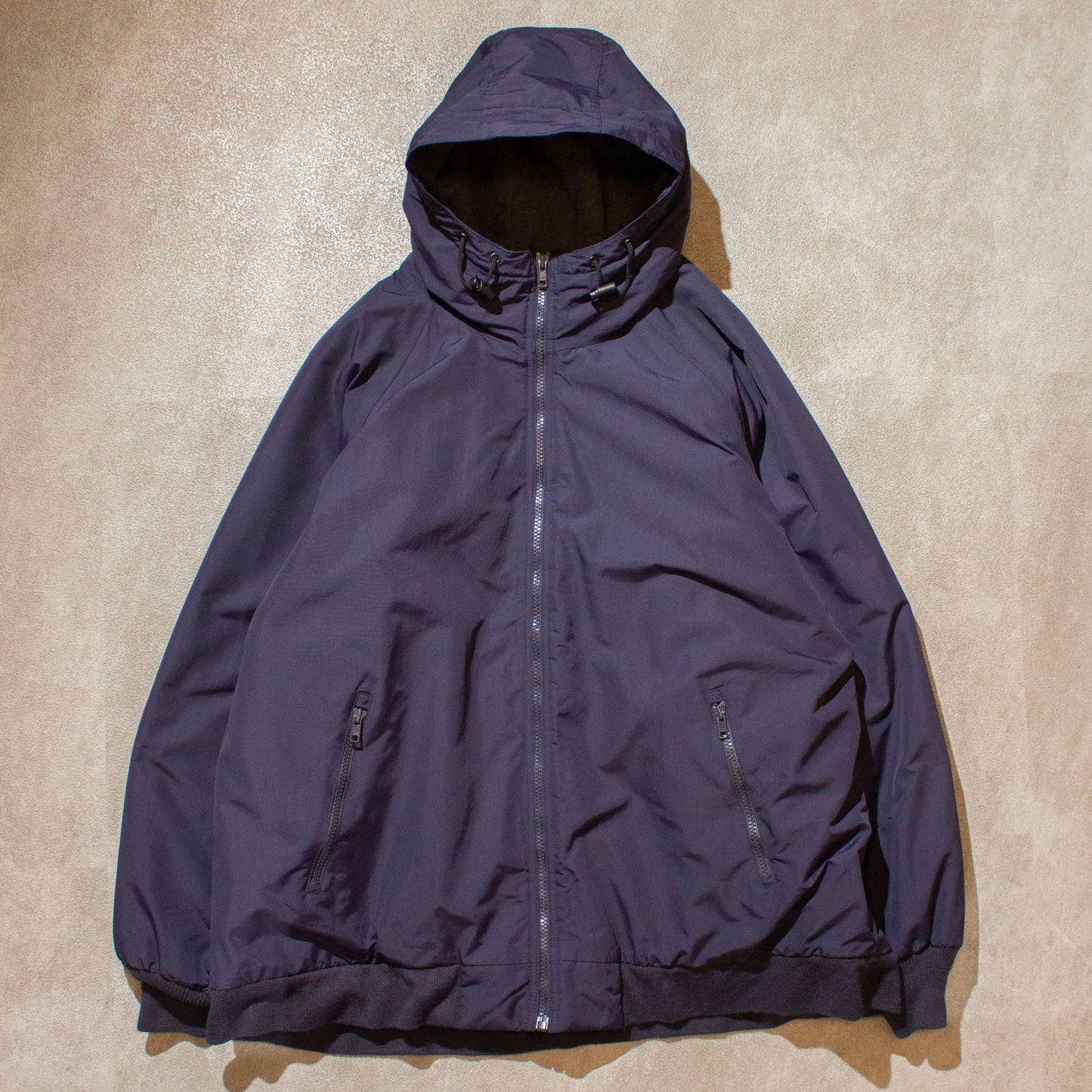 Fleece Linned Hooded Blouson
