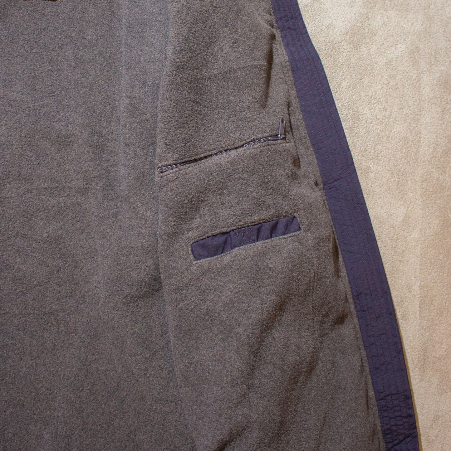 Fleece Linned Hooded Blouson