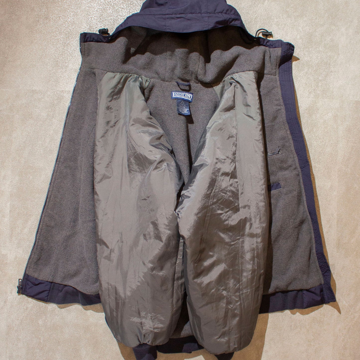 Fleece Linned Hooded Blouson