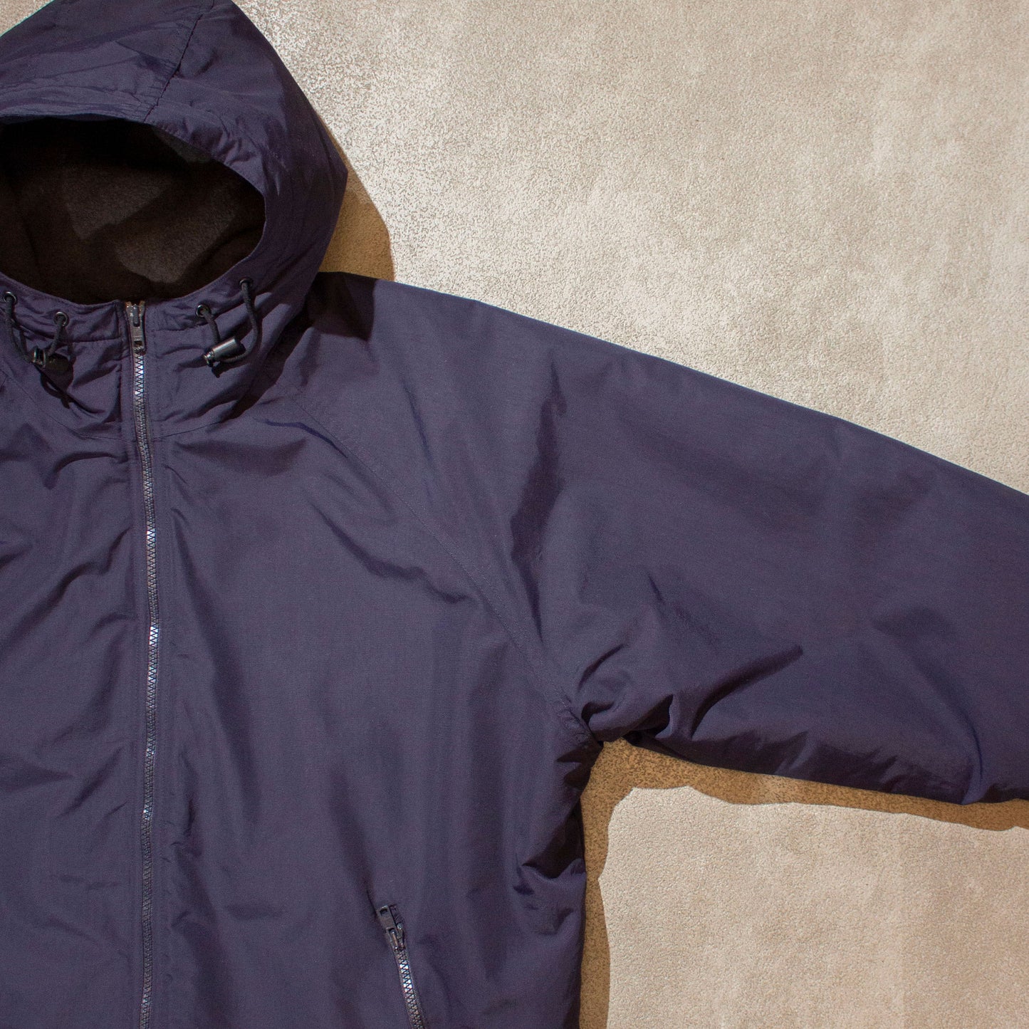 Fleece Linned Hooded Blouson